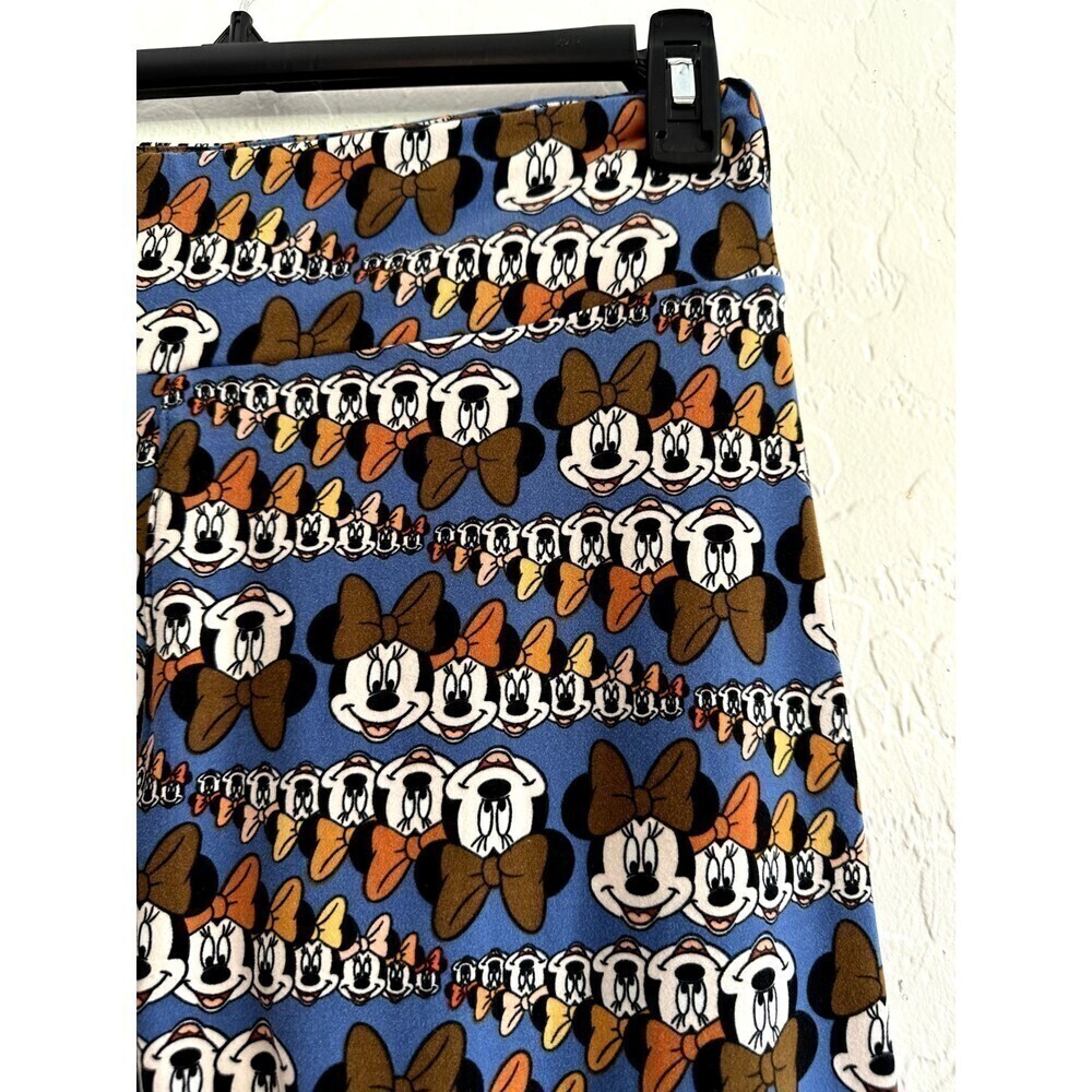LuLaRoe‎ Blue Mickey Mouse Leggings Disney Woman's One Size Tall & Curvy - Picture 11 of 16